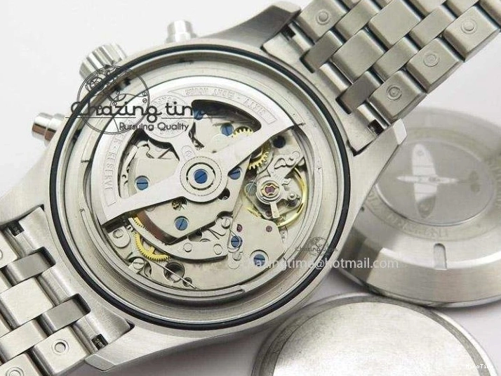 MIROTIME 0413 Pilot Spitfire Chrono ZF Best Edition Gray Dial On SS Bracelet A WrinkleFree 7357